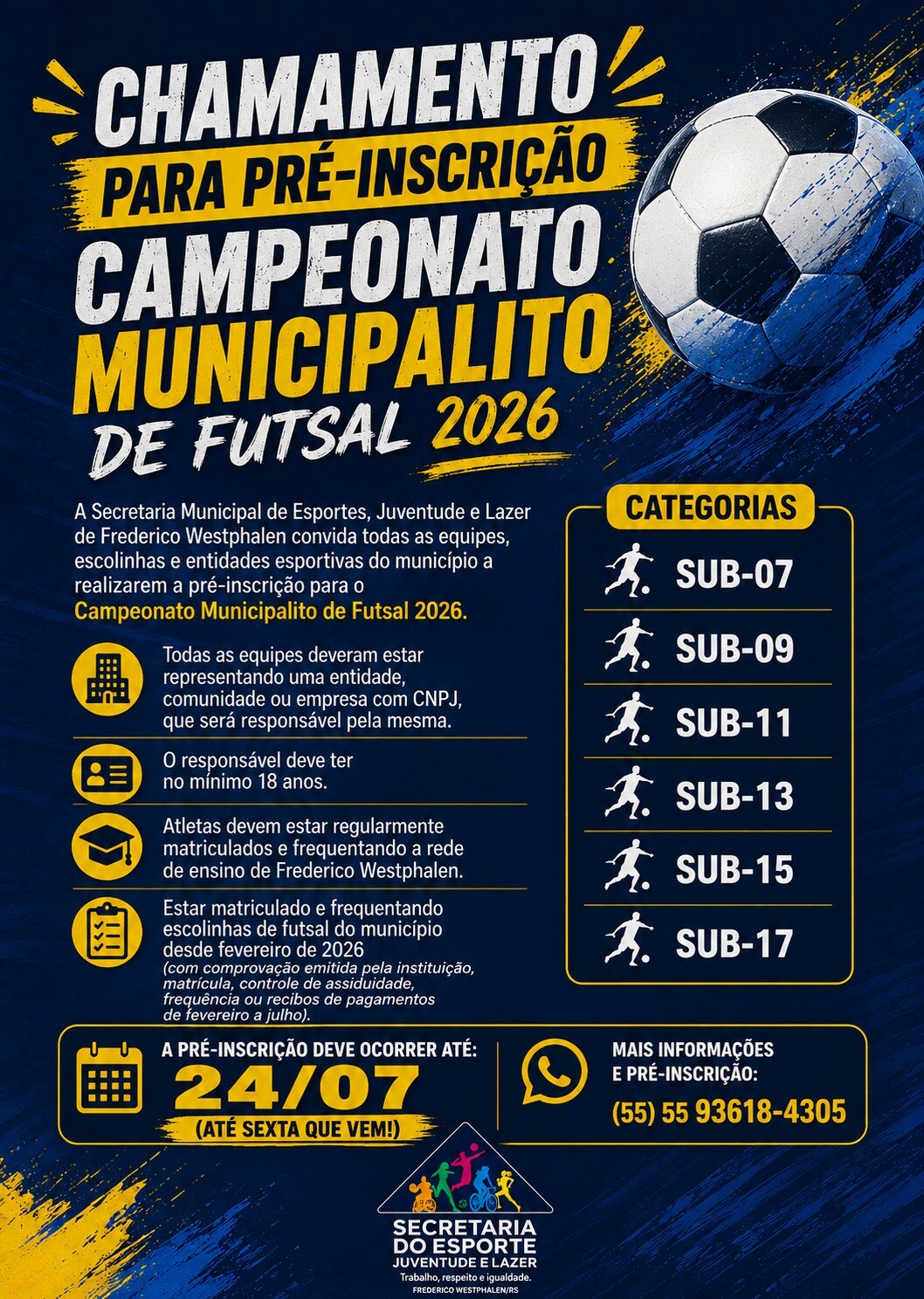 chamamento-para-pre-inscricao-campeonato-municipalito-de-futsal-2026