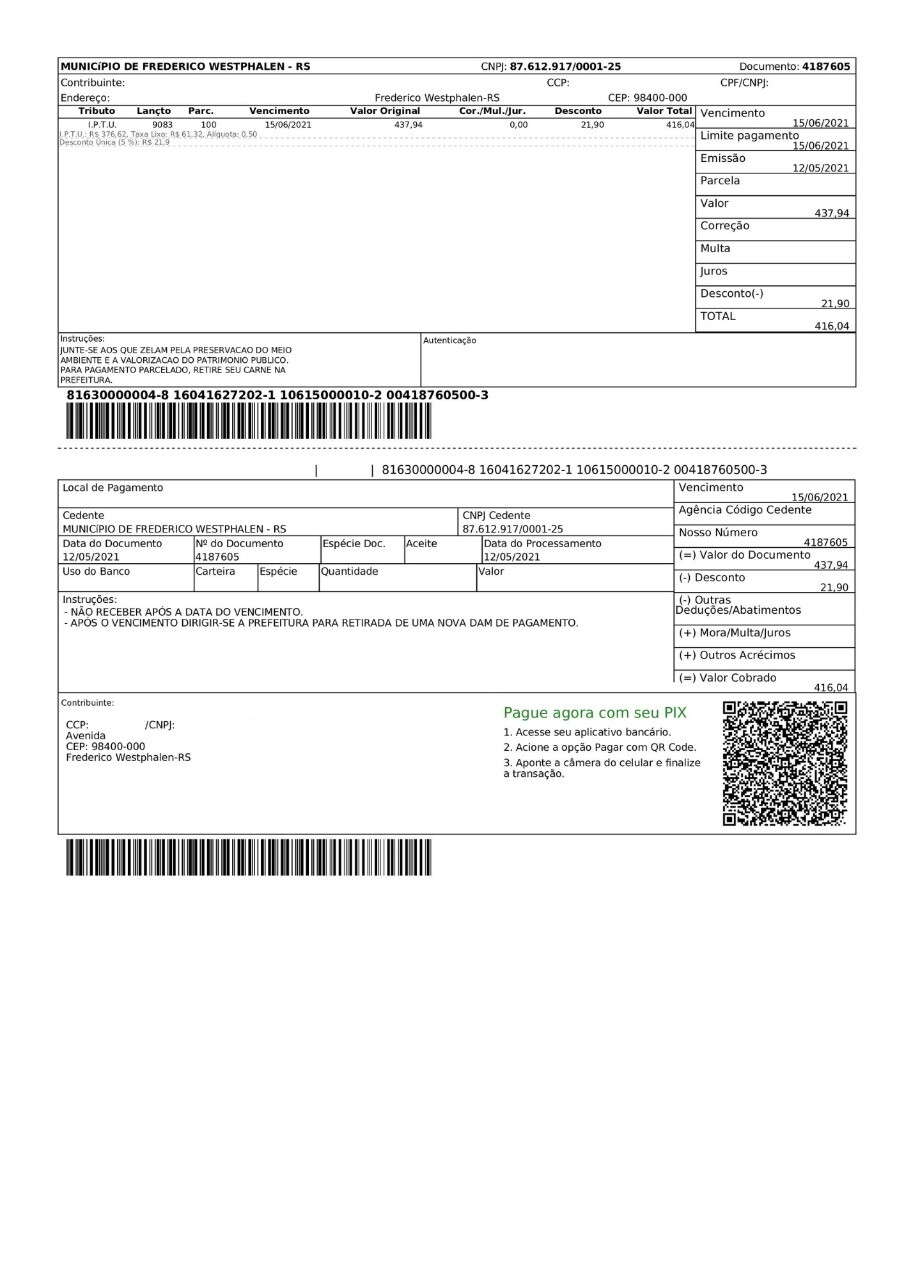 contribuintes-poderao-pagar-iptu-e-taxas-municipais-pelo-pix