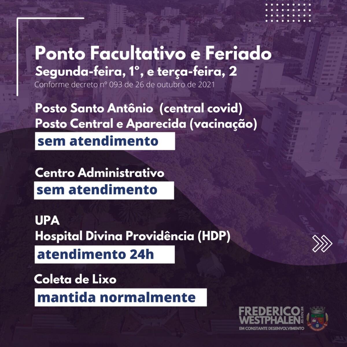 segunda-1-de-novembro-sera-ponto-facultativo-na-prefeitura