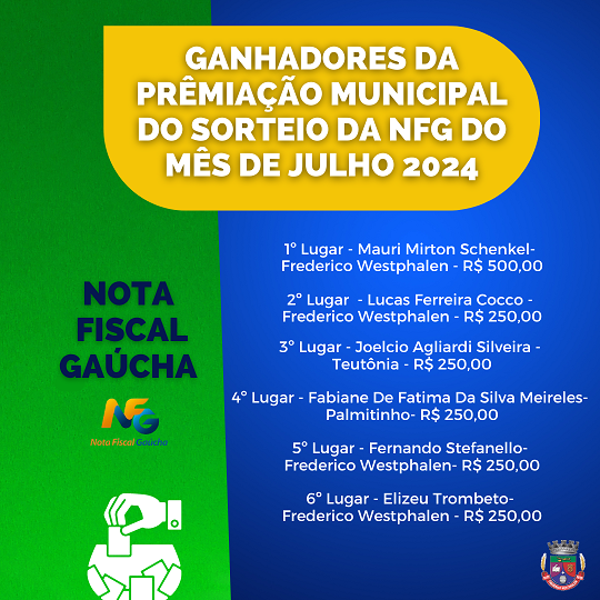 confira-os-ganhadores-do-sorteio-municipal-da-nota-fiscal-gaucha-de-julho